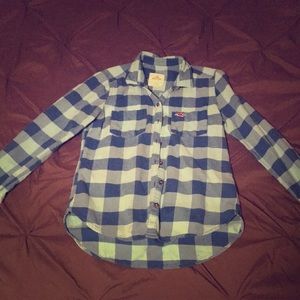 Hollister Xs long sleeve flannel.